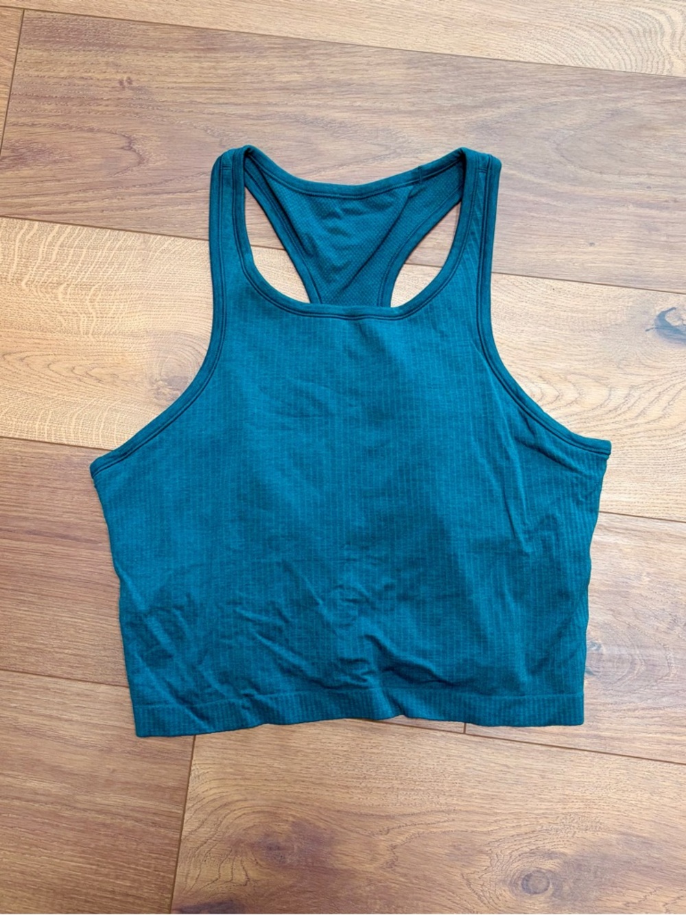 Lululemon Teal Ribbed Tank Top